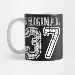 Original 37 2037 1937 T-shirt Birthday Gift Age Year Old Boy Girl Cute Funny Man Woman Jersey Style Mug